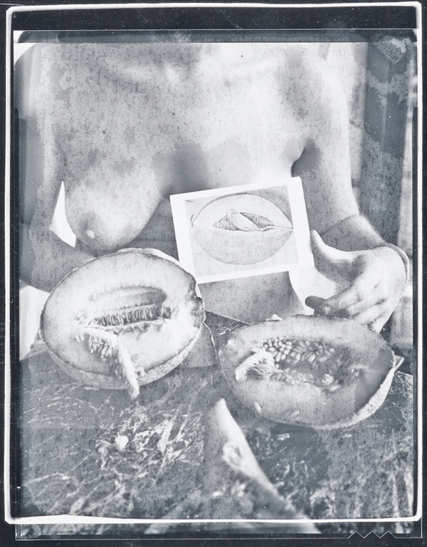 Francesca Woodman :: "From the three kinds of melon in four kinds of light series", 1975-1977. | The Paris Review