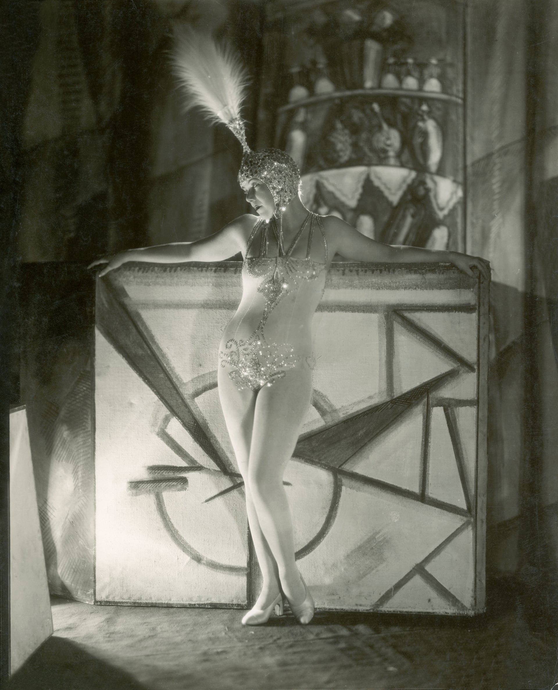 Andrée Spinelly, Paris, 1927. These bejewelled creations hit new heights of eroticism and sophistication in the outfits worn by dancers at Parisian nightclubs like the Moulin Rouge. src The Guardian: Fops and flappers: wild fashions of the 1920s