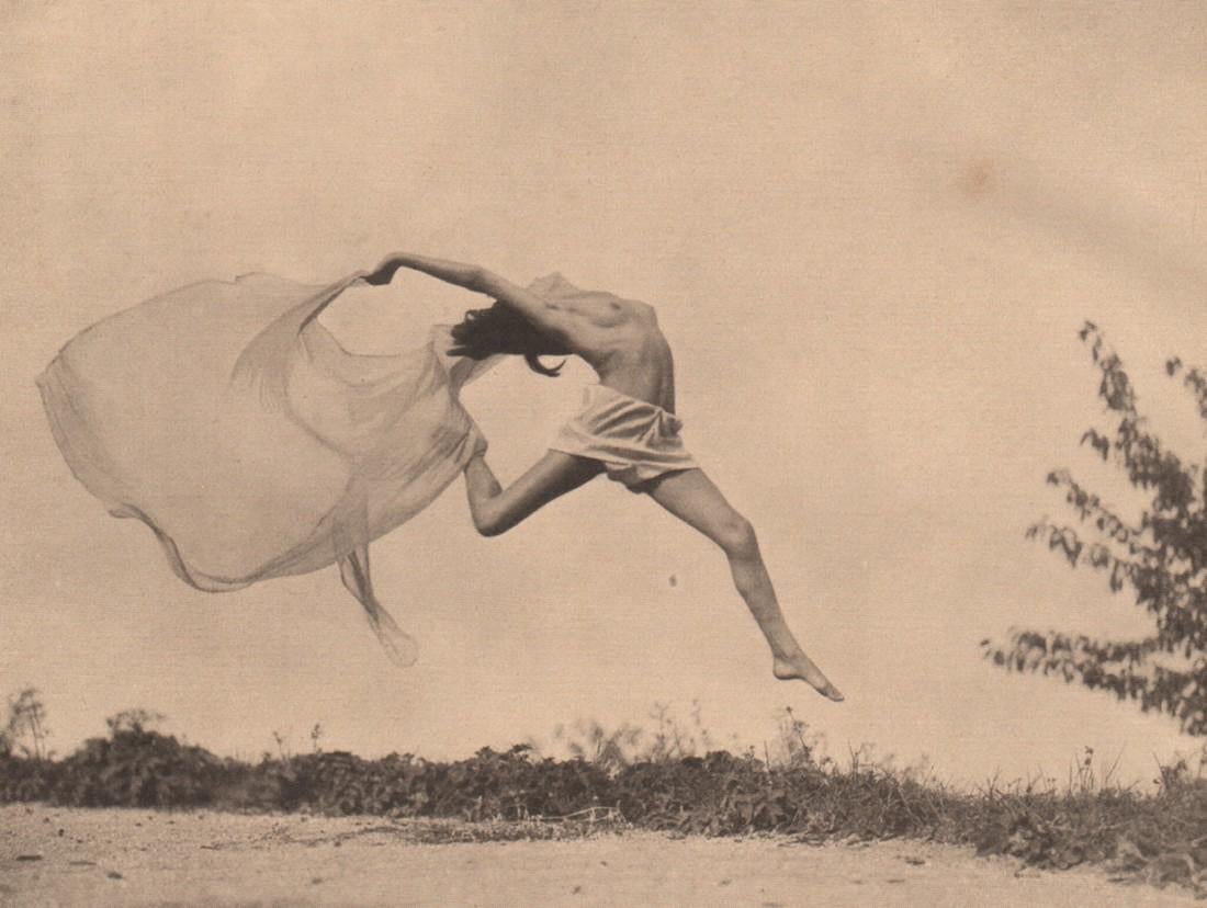 Paul Jsenfels :: Dancer, Stuttgart Dance School, 1927. Photoengraving. | src and hi-res  liveauctioneers