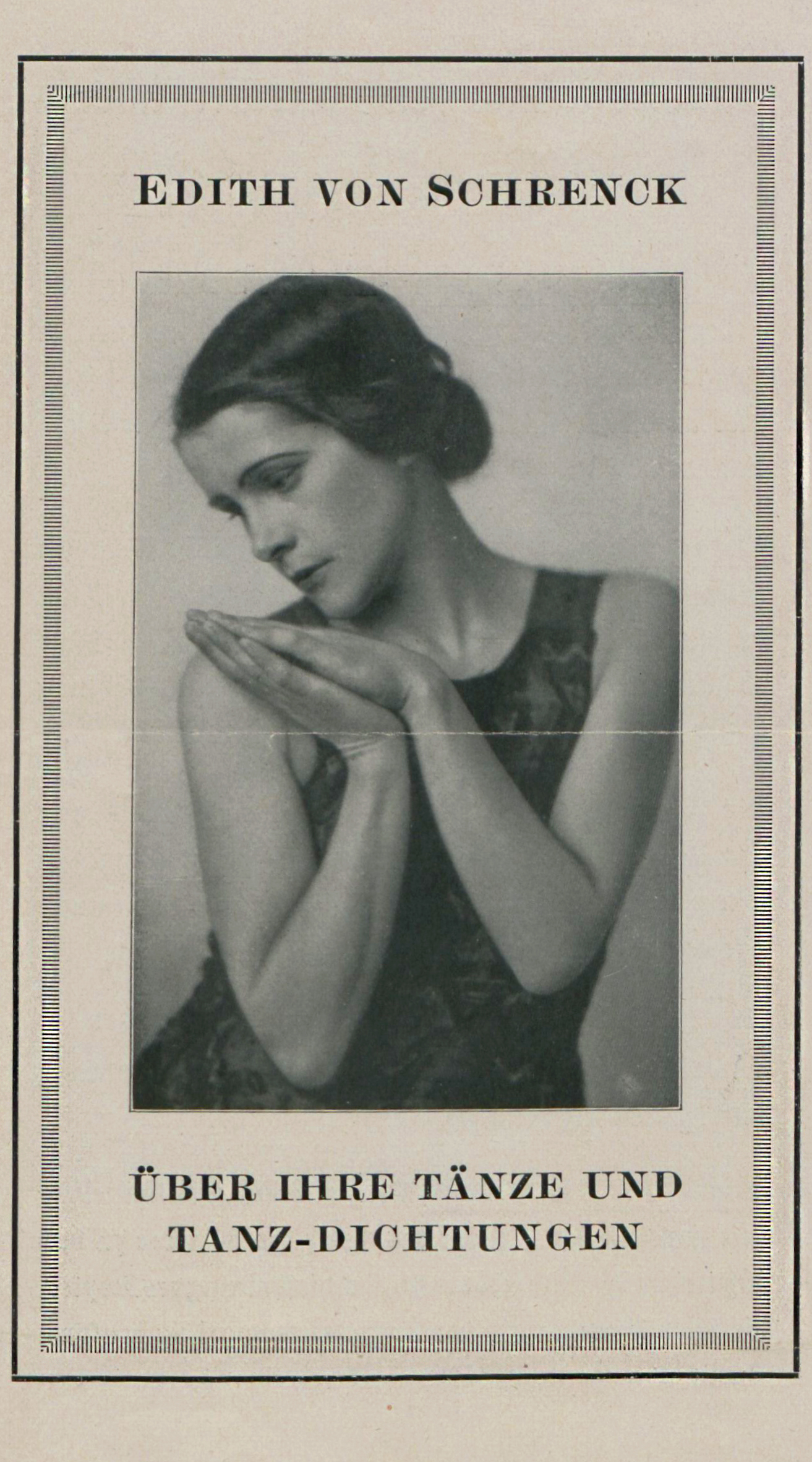 Broschüre "Edith Schrenck. Über ihre Tänze und Tanz-Dichtungen" | Brochure "Edith Schrenck. About her dances and dance poems" | src Georg Kolbe Museum