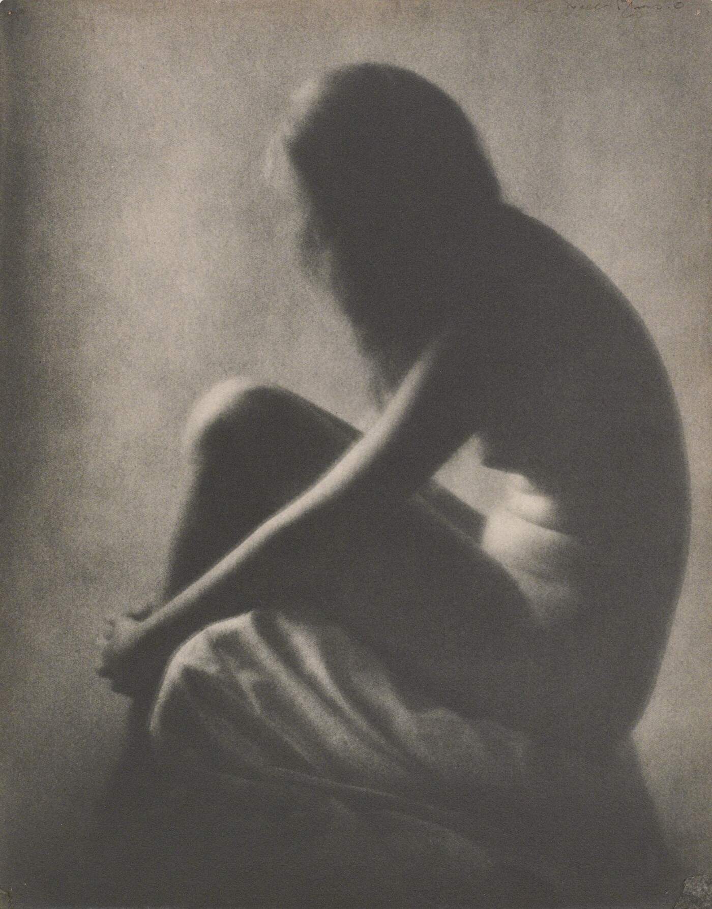 Nell Dorr (1893-1988) :: [Seated nude], ca. late 1920s. Gelatin silver print. | src Amon Carter Museum of American Art