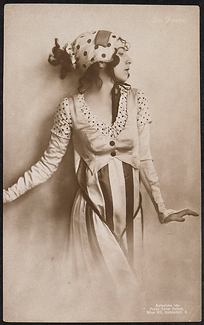 Franz Xaver Setzer :: Lo Hesse, Rollenporträt | Role portrait, undated. (Primula Vera) | src Theatermuseum Wien