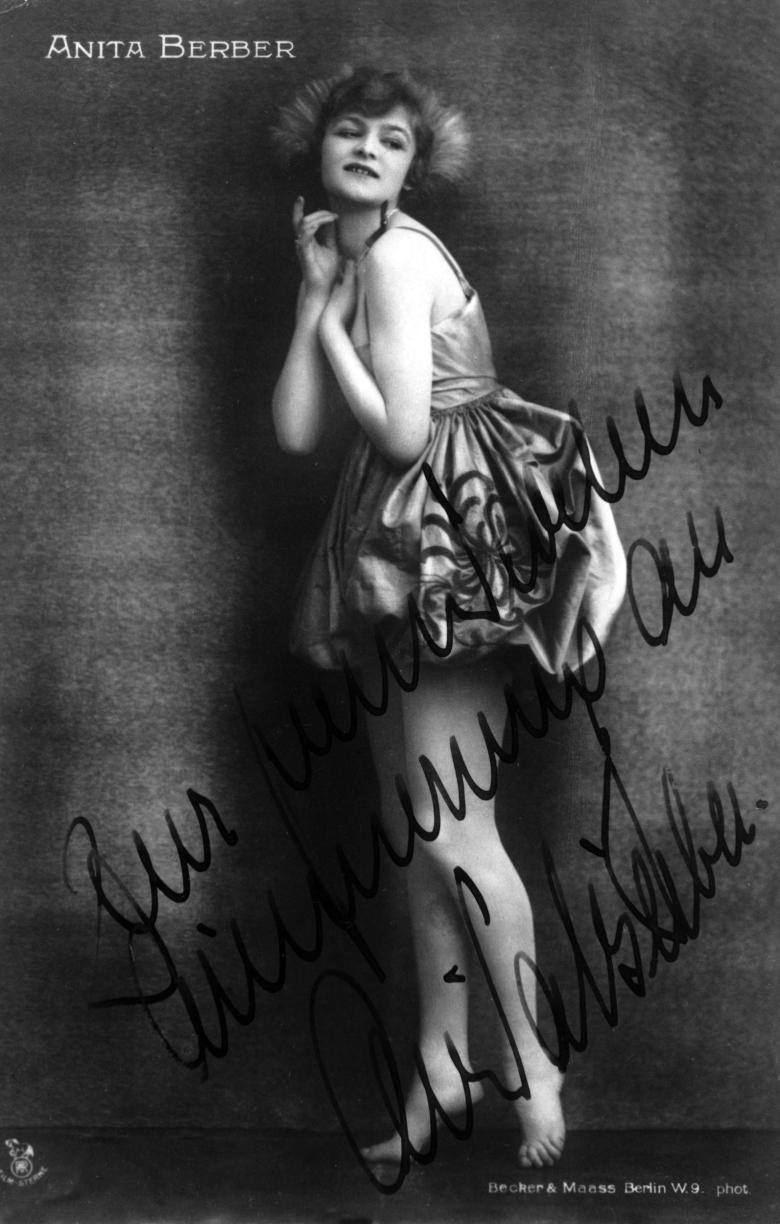 becker und maass anita berber postcard