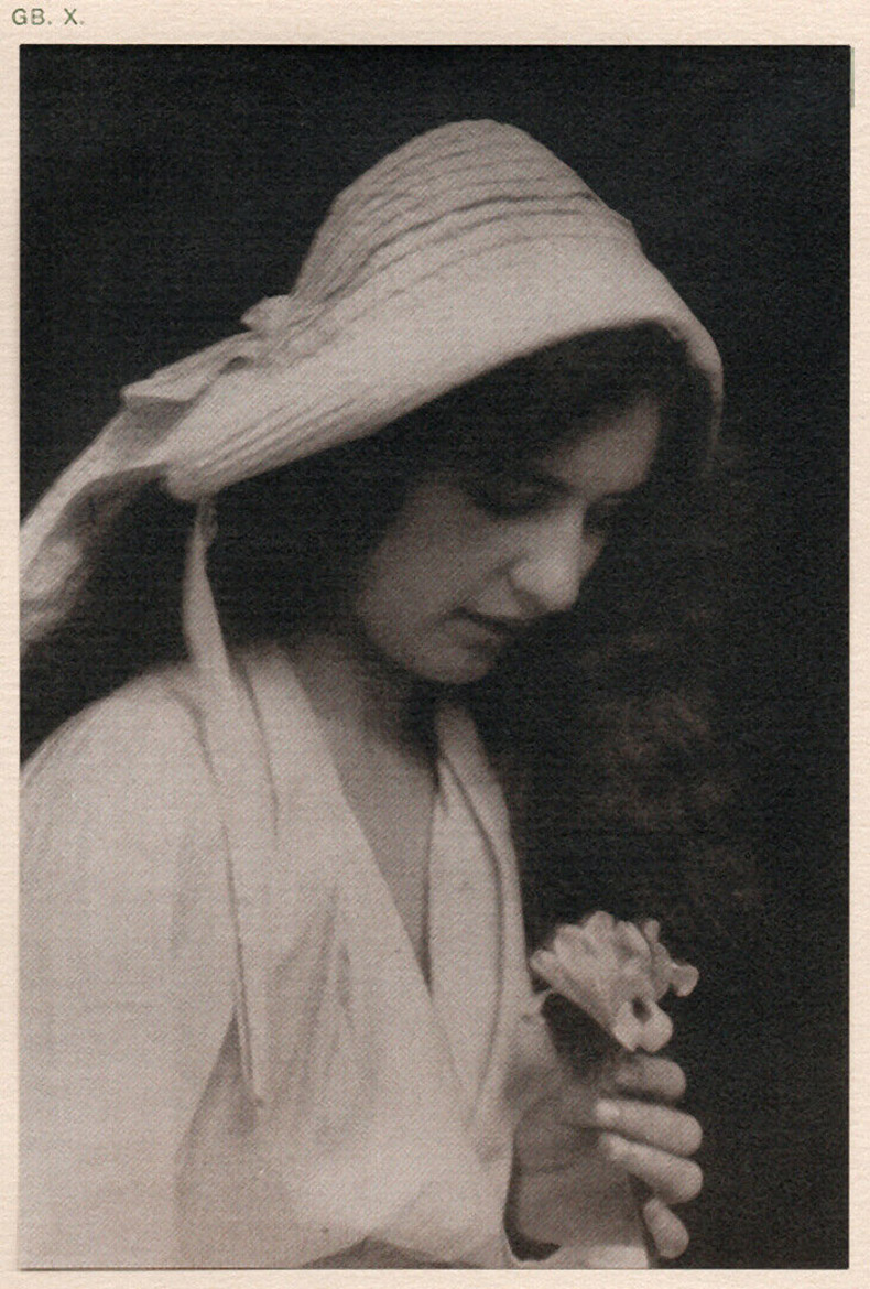 C.F. Juston :: The Iris. Original halftone. From the British Section of 'The Studio - Art in Photography' the Single Volume British companion to Camera Work 1905. | src eBay