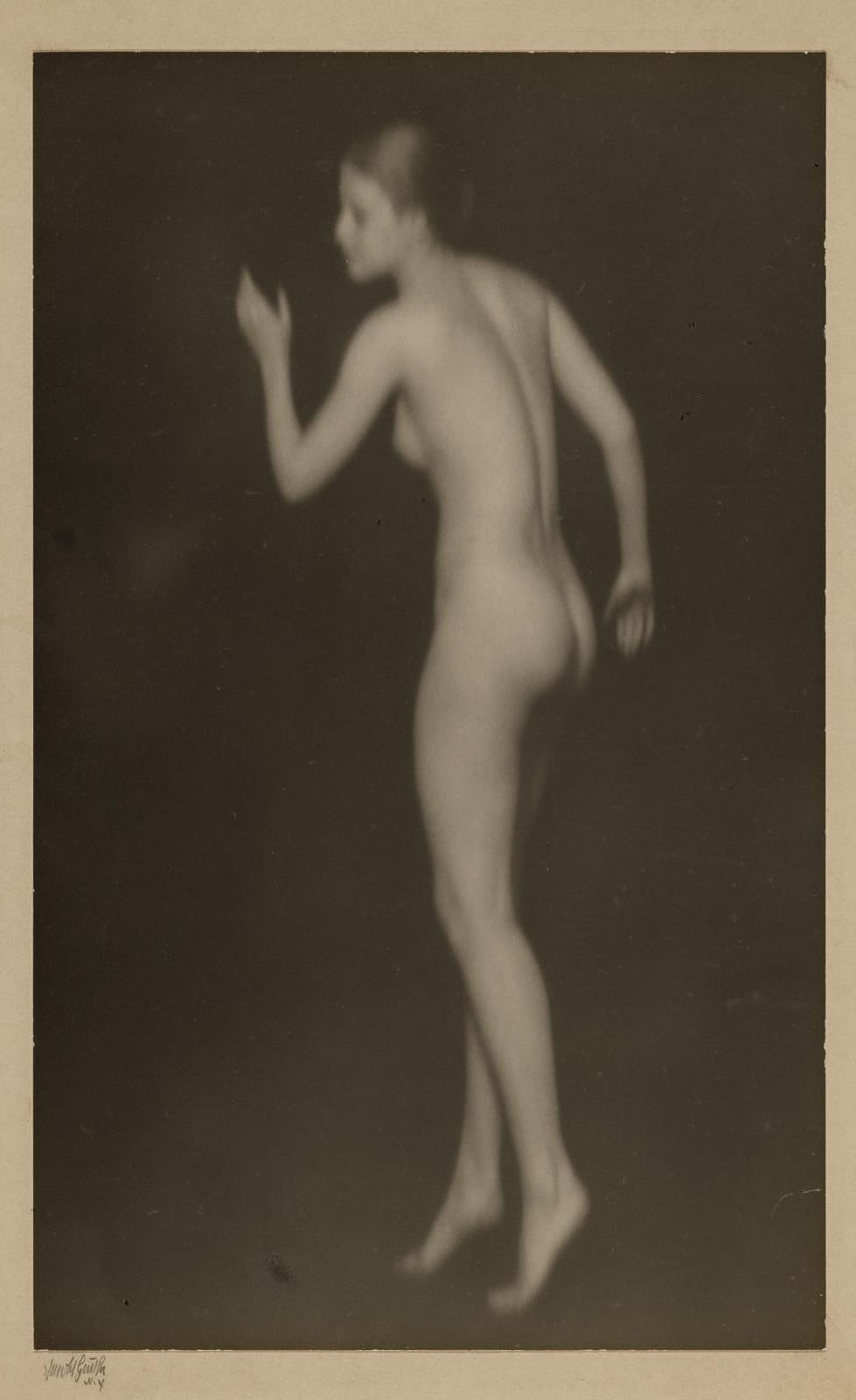 Arnold Genthe :: Nude Study, gelatin silver print, 1925. | Museum Fine Arts (mfa) Boston