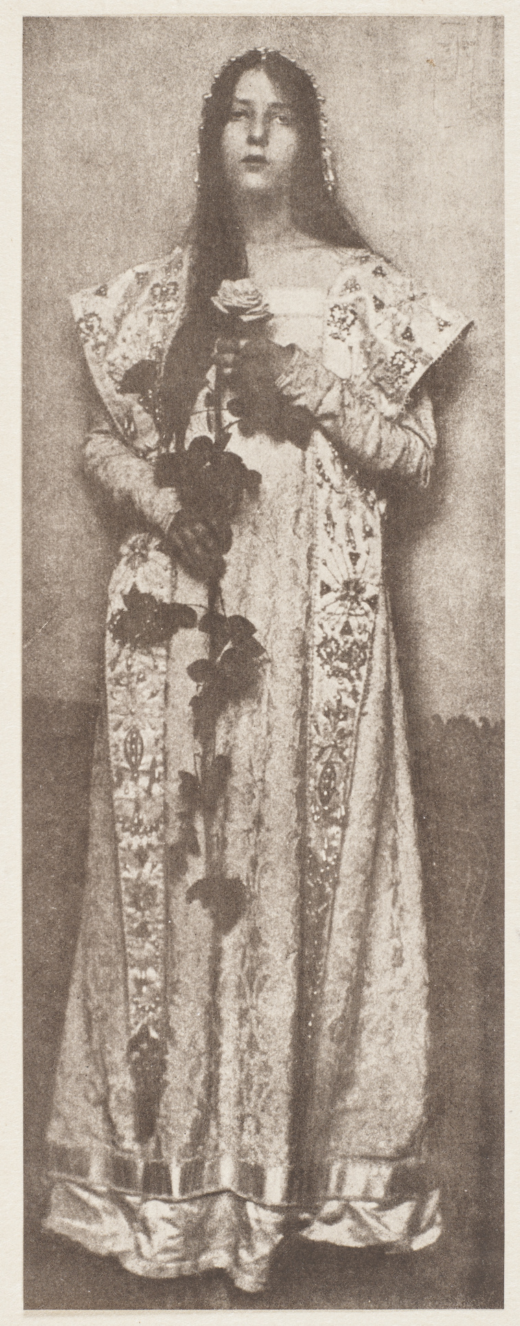Eva Watson-Schütze :: The Rose, 1905. Gravure. Musée d'Orsay, RMN