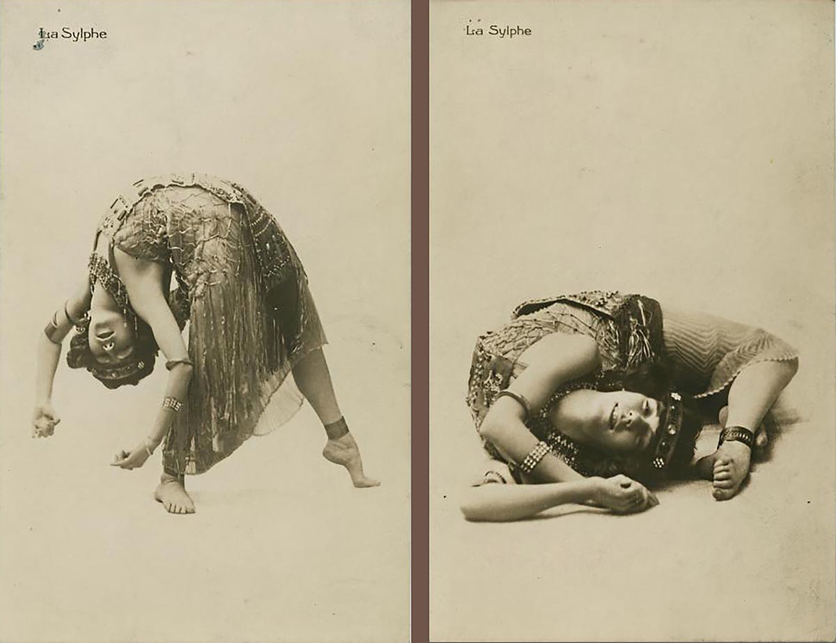 La Sylphe, born Edith Lambelle Langerfeld (the Dance of Suffrage), 1910s | src NYPL 