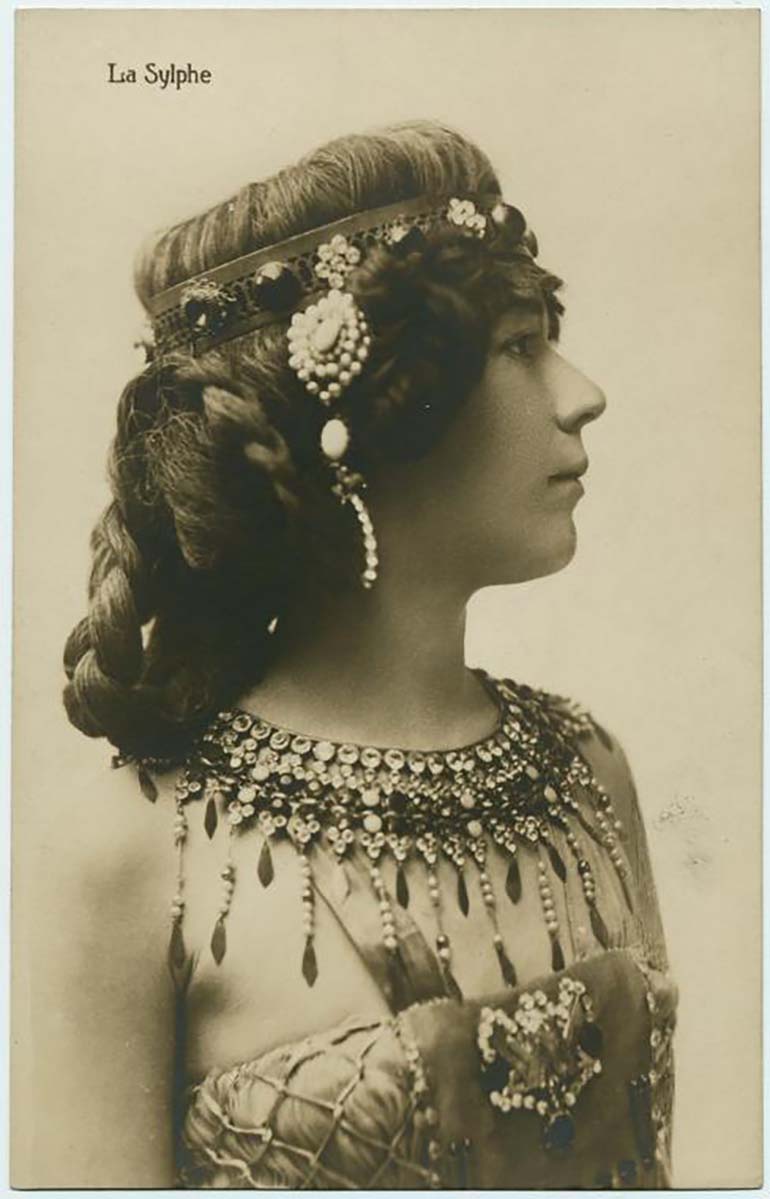 La Sylphe, b. Edith Lambelle Langerfeld (the Dancer Suffrage), 1910s | src NYPL