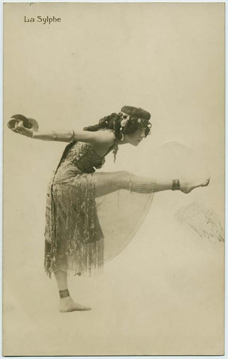 La Sylphe, b. Edith Lambelle Langerfeld (the Dancer Suffrage), 1910s | src NYPL
