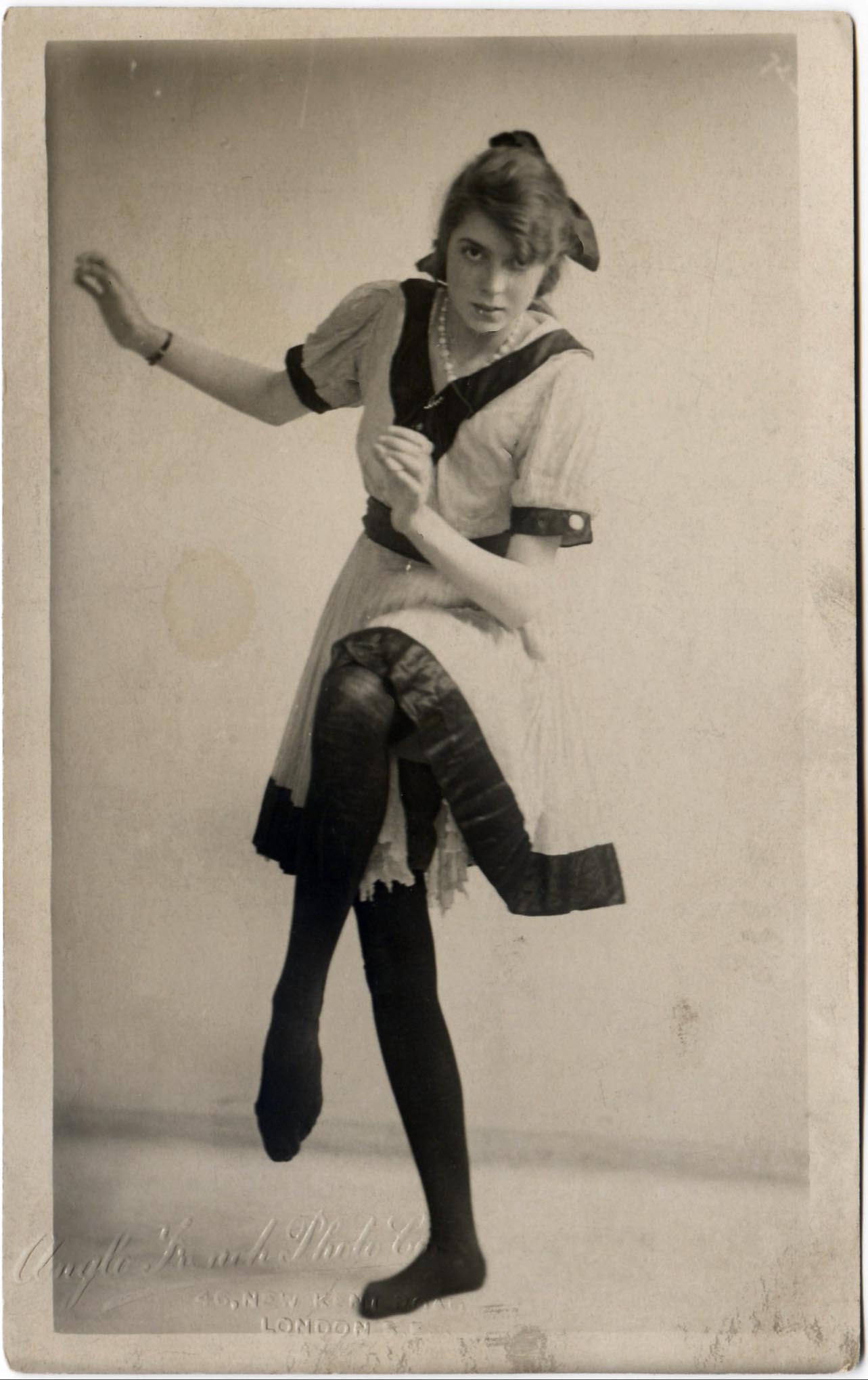 Serious Charleston dancing, 1920s (London studio stamp) | src unexpectedtales on Flickr
