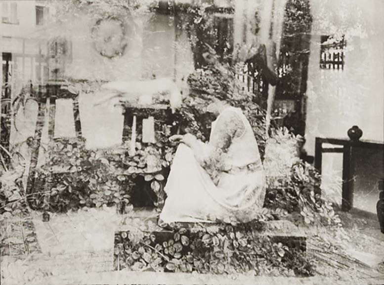 Josef Sudek :: Czech sculptress Hana Wichterlová (1903–1990). Photo kindly borrowed from the monograph Josef Sudek (ed. Kirschner Z.), Panorama, photography edition - personalities, 1958. | src Fler blog