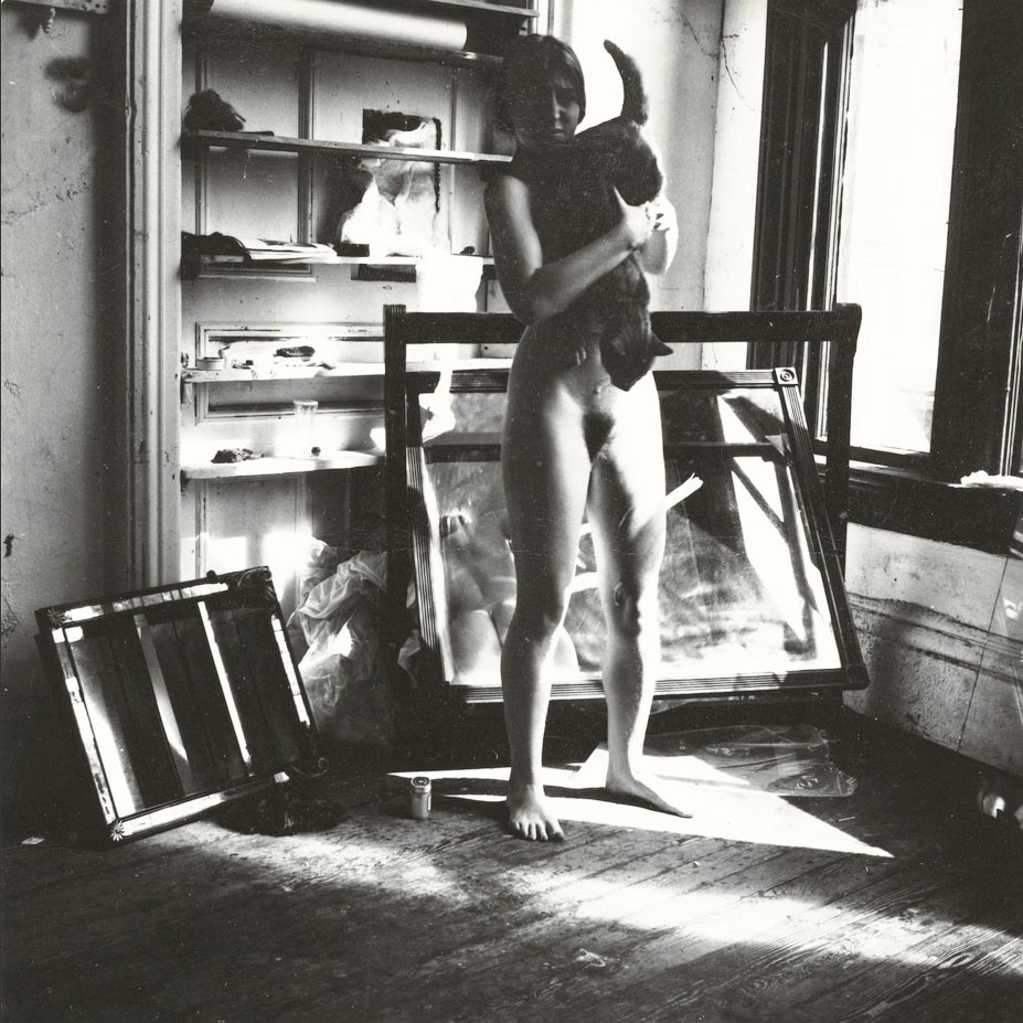 Francesca Woodman :: Untitled, Providence, Rhode Island, Relating to the series, A Woman. A Mirror. A Woman Is a Mirror for a Man, 1975-76. | src Sotheby's