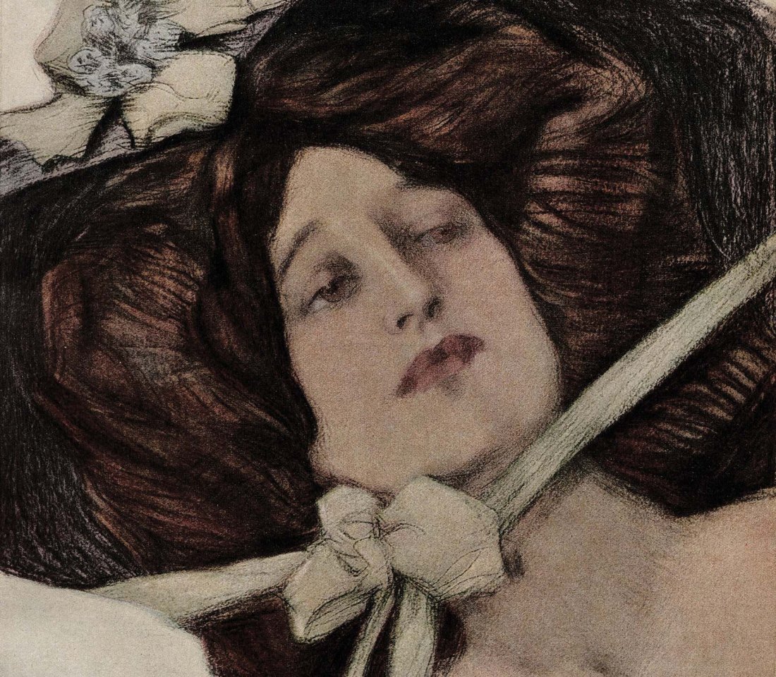 Josef Rudolf Witzel :: Titelbild | Cover image ("Domino", 1906). Published in Jugend magazine, 1914, Nr. 6. | src Universitätsbibliothek Heidelberg