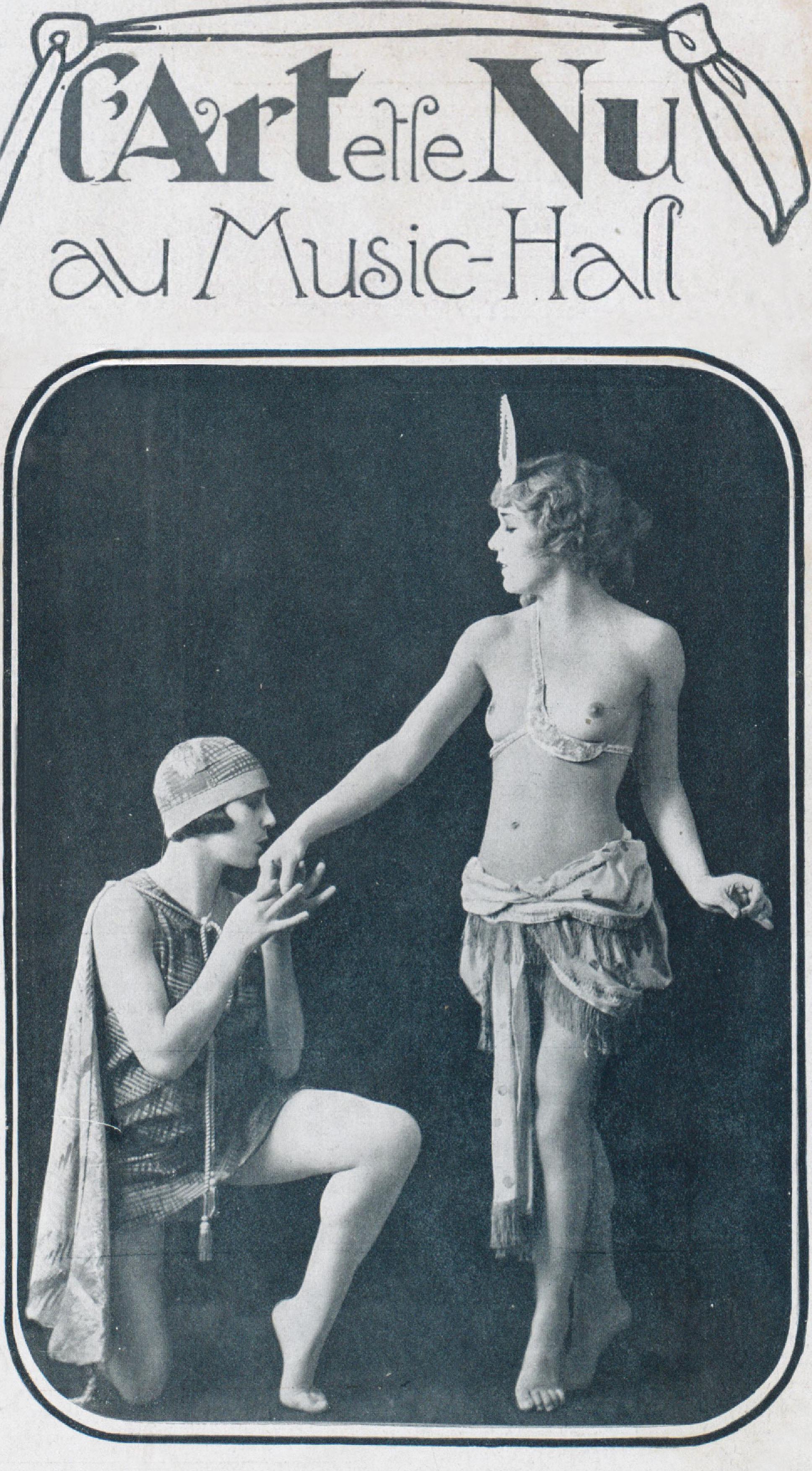 "L'Art et le Nu au Music-Hall". Paris-plaisirs: revue mensuelle esthétique et humoristique. Janvier, 1925. | src BnF ~ Gallica [uncredited photographer]