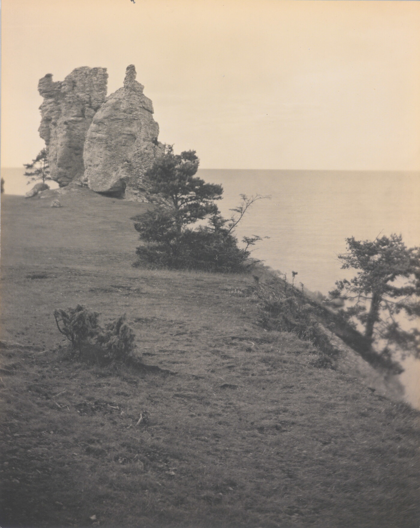 Clara Sipprell (1885-1975) :: "Jomfrun" (The Maiden), Lickershamn; 1938. Gelatin silver print. | Amon Carter Museum of American Art