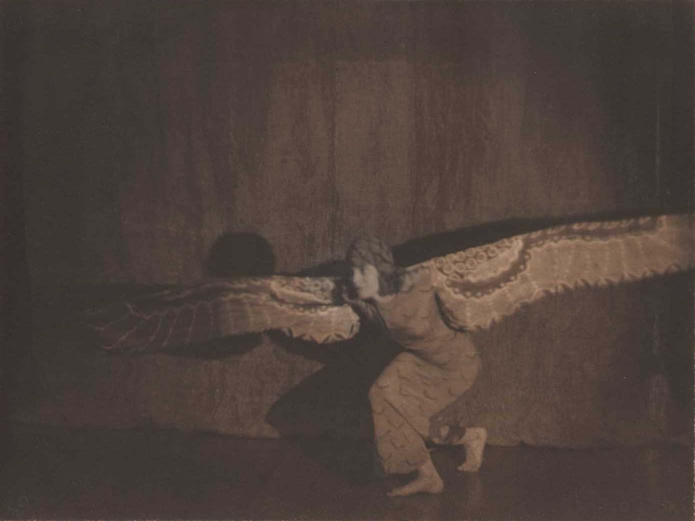 Delight Weston :: Winged Dancer on Stage, 1927. Palladium print. | src Photoseed
