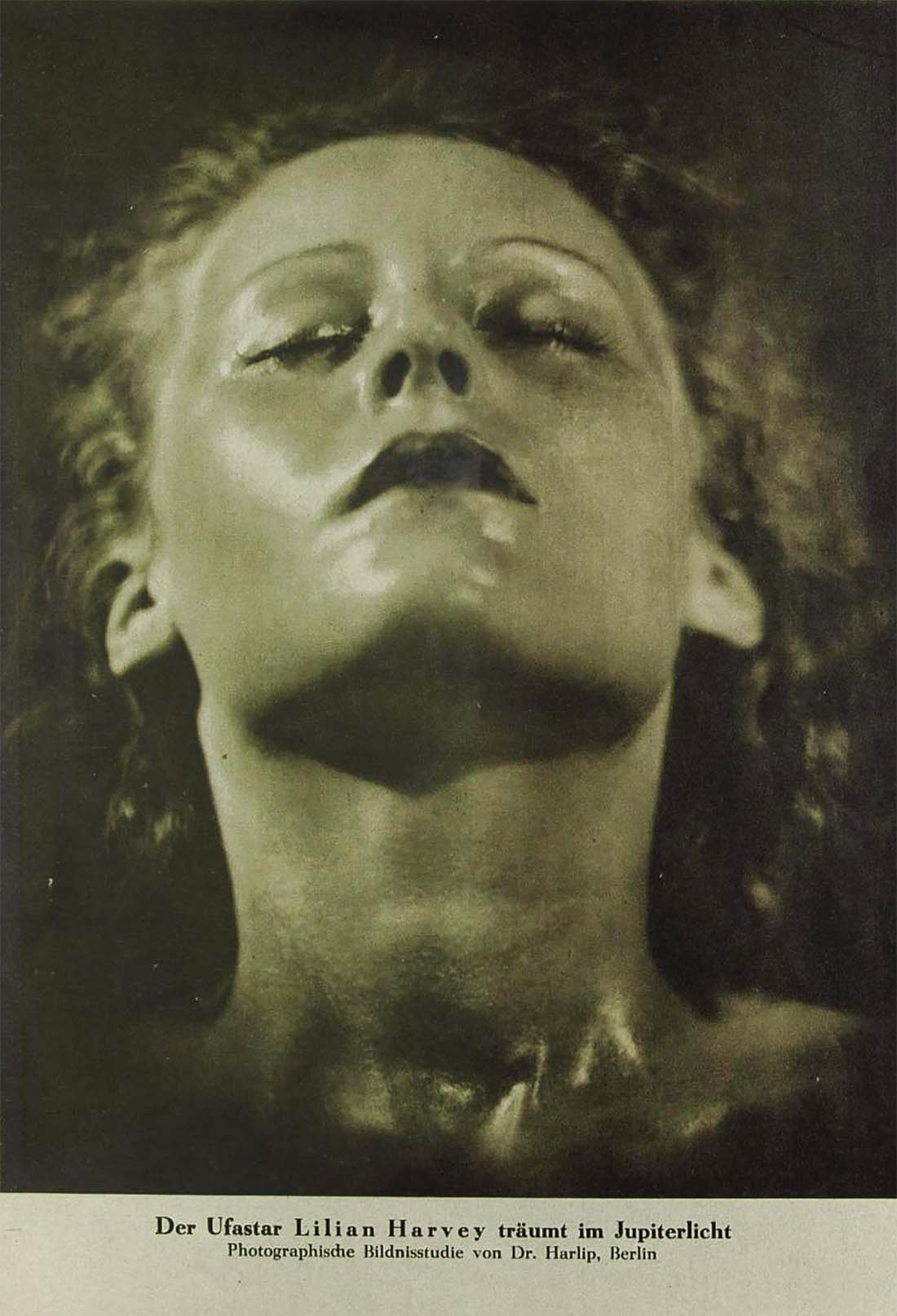 Gregory Harlip :: Ufastar Lilian Harvey dreams in the light of Jupiter. Photographic portrait study. 