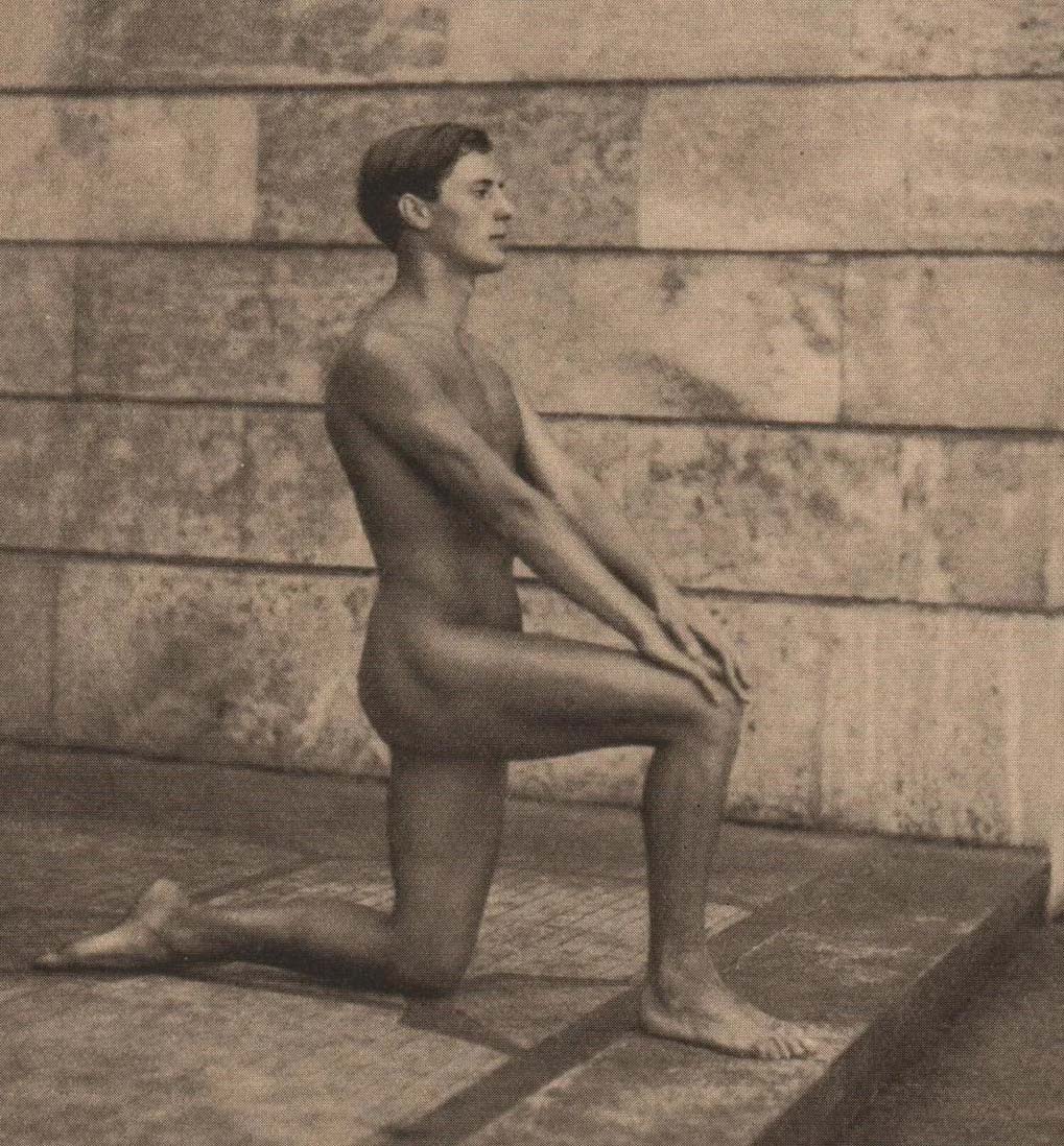 Paul Jsenfels :: Dancer, Stuttgart Dance School, printed 1927. Photoengraving. | src liveauctioneers