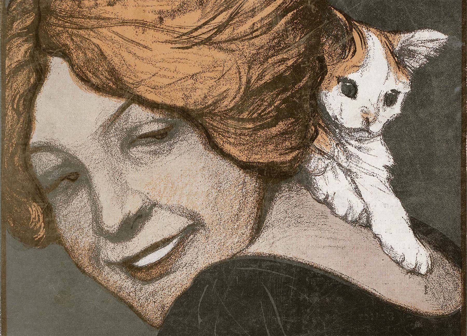 Adolf Münzer (München). Jugend: Münchner illustrierte Wochenschrift für Kunst und Leben, 1898, Nr 20. (detail)