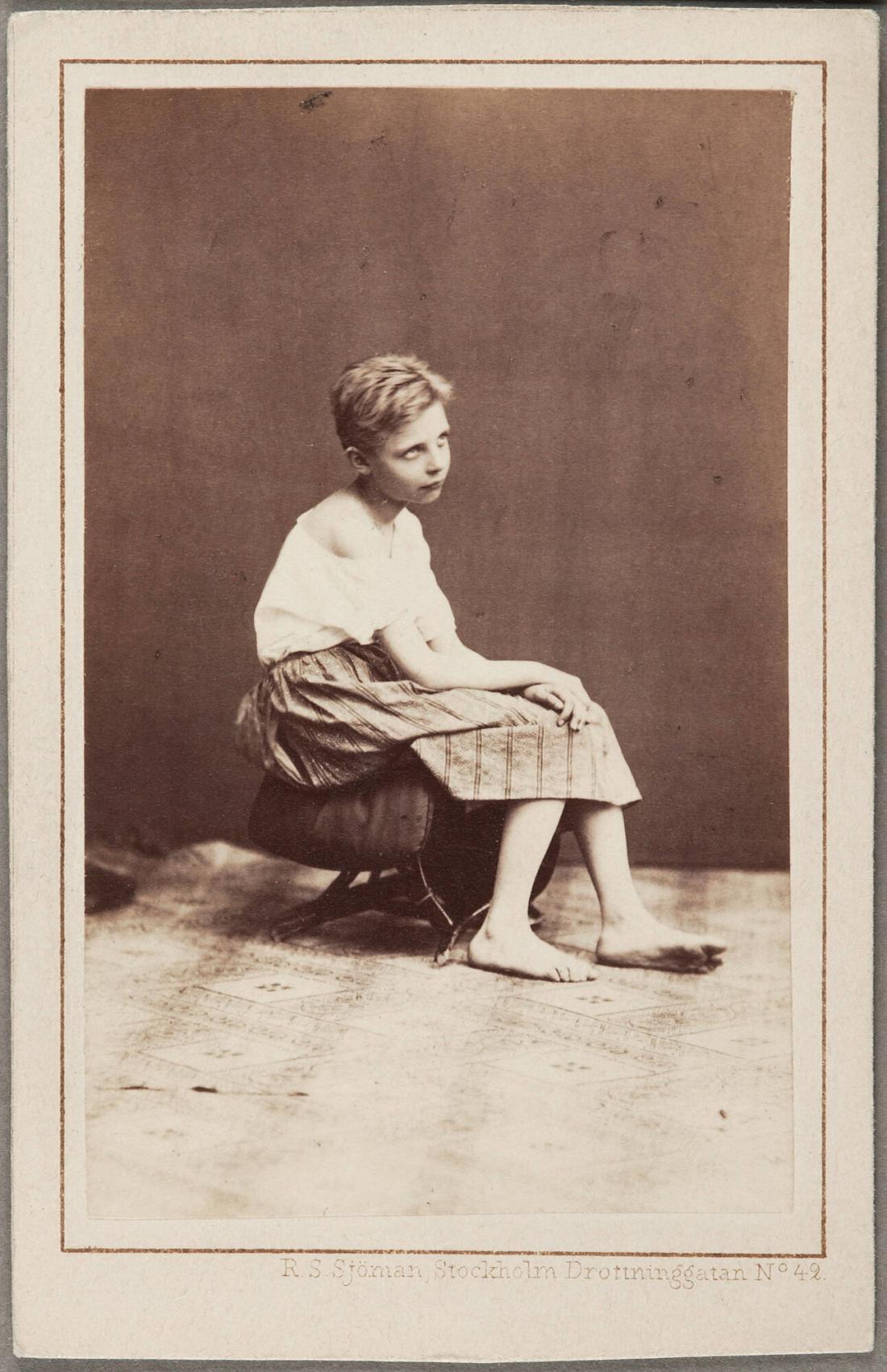 Rosalie Sjöman (Sverige, 1833 - 1919) Fröken Alma Sjöman, ca. 1870 Moderna Museet