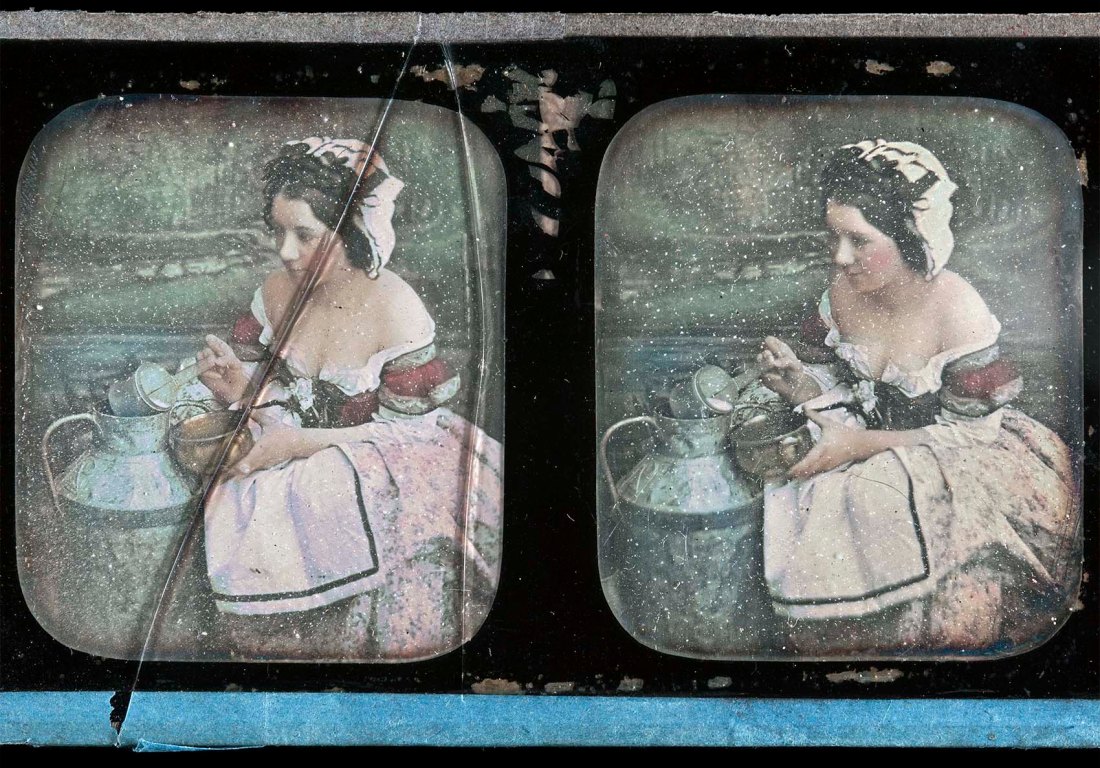 colored daguerreotype 1850s