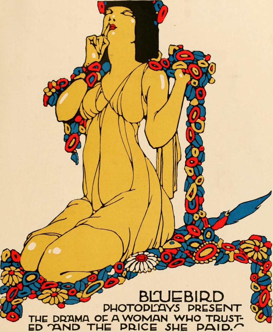 Ad for movie 1910s by Rice