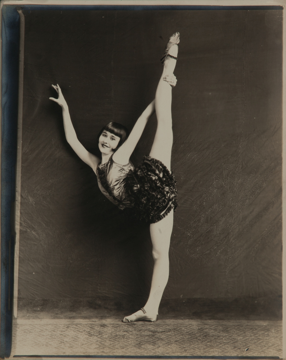Acrobat-Dancer-Circus Performer Vera Christy Original Contact Photo, 1920s. | David Pollack Vintage Posters