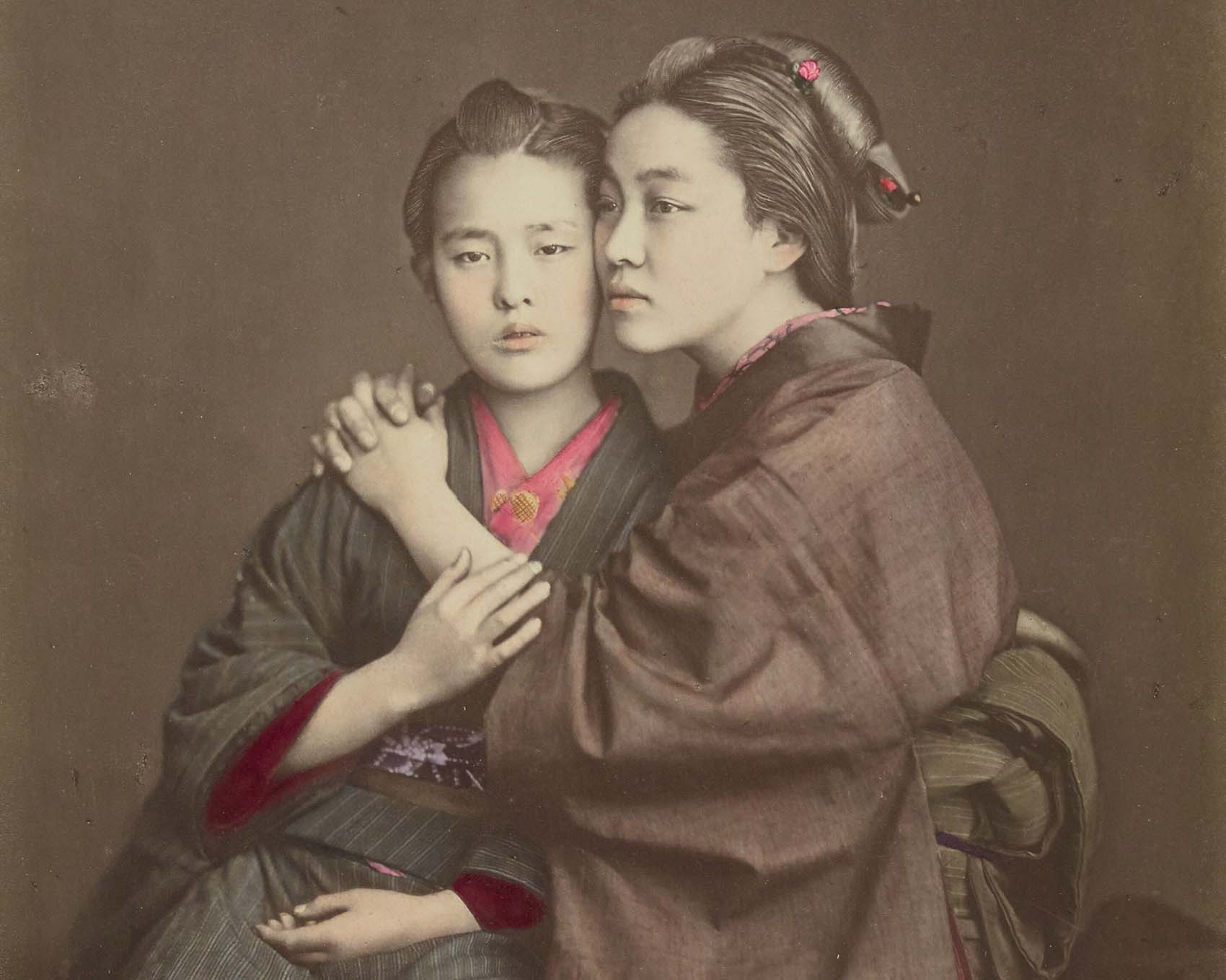 Raimund von Stillfried 
[Jeunes filles] [Young girls] 
[Japonais, 2] Japan
1875 (taken) 1877-1878 (album) 
Albumen print, hand-coloured 