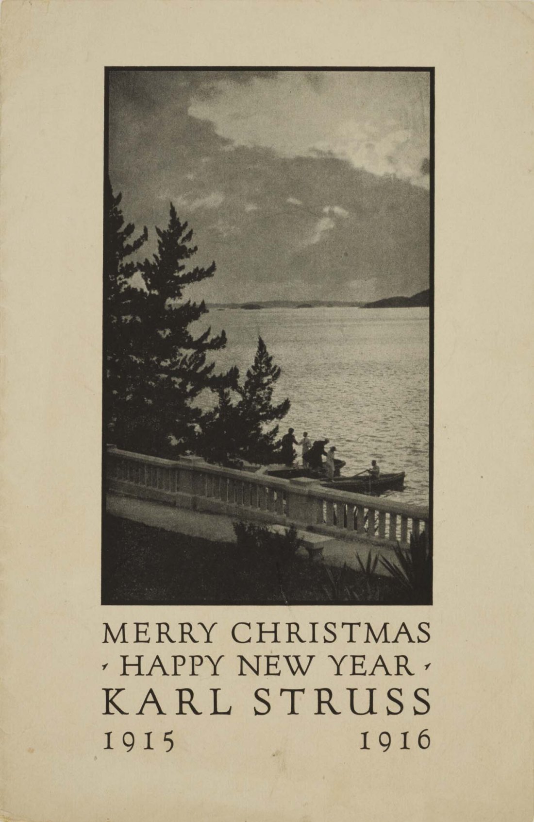 Karl Struss' seasons greetings