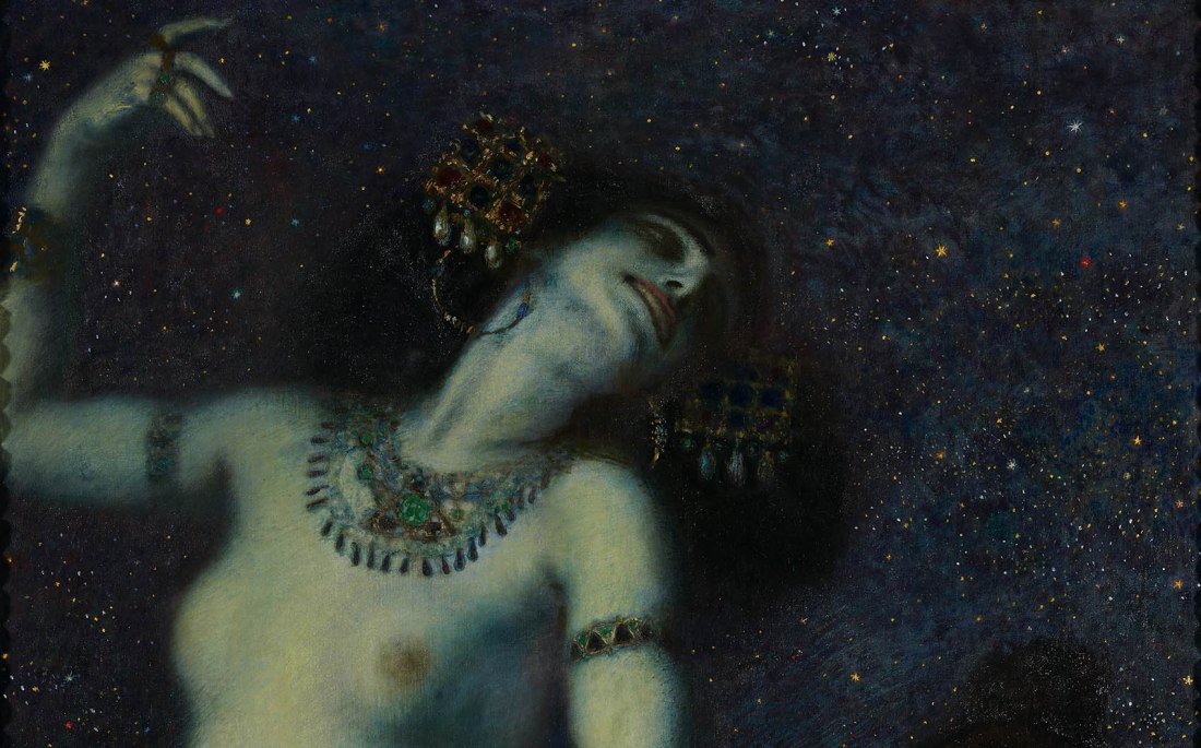 Franz von Stuck :: Salomé, 1906. Oil on canvas. Münchner Secession. | src Städtische Galerie im Lenbachhaus und Kunstbau München