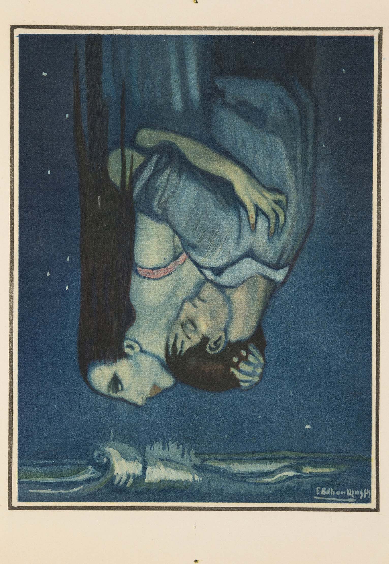 Gabriele D'Annunzio. Triomphe de la Mort. Paris: Javal et Bourdeaux, [1932]. With 12 illustrations by Beltran Masses, engraved on copper by Mazelin.