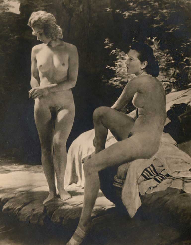 Johann Schult :: Im lebens Frühling (In the spring of life), ca. 1910s. | src anamorfose