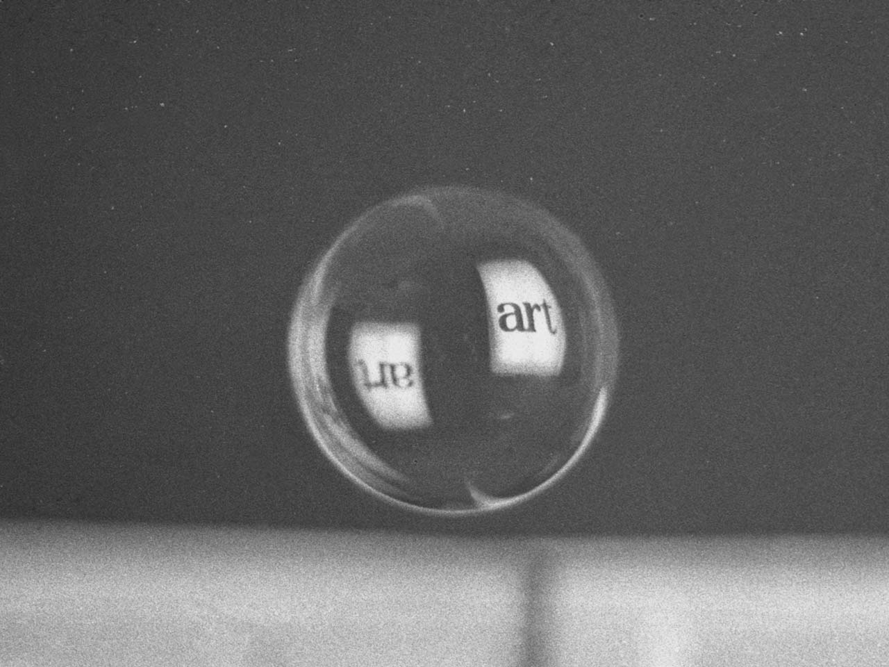 Géza Perneczky :: Art Bubbles (n. 1-4), 1972 | src Géza Perneczky conceptual photography