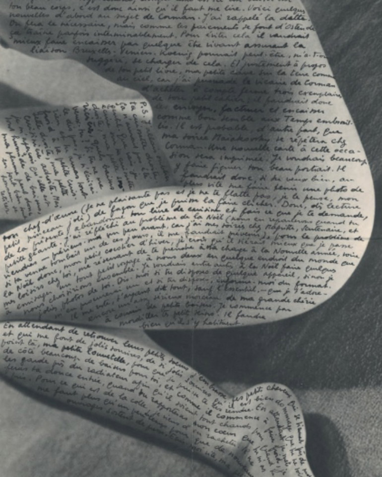 Marcel Mariën :: Lettre à Jane Graverol, ca. 1954