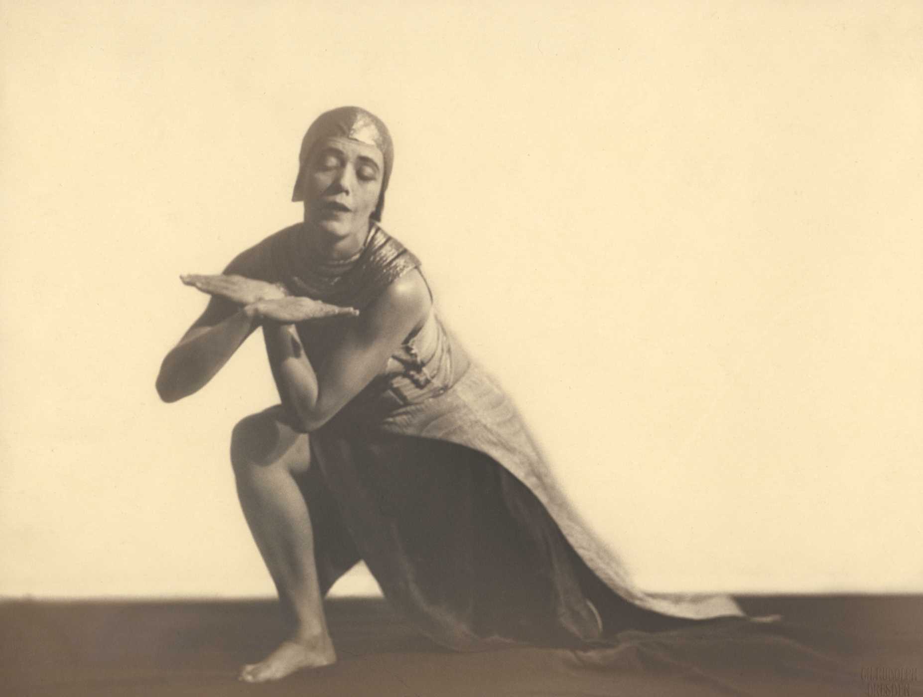 Charlotte Rudolph ~ Untitled (Dancer Mary Wigman in 'Feierliche Gestalt'), 1928 ~ Galerie Kicken Berlin ~ Sheroes of Photography V